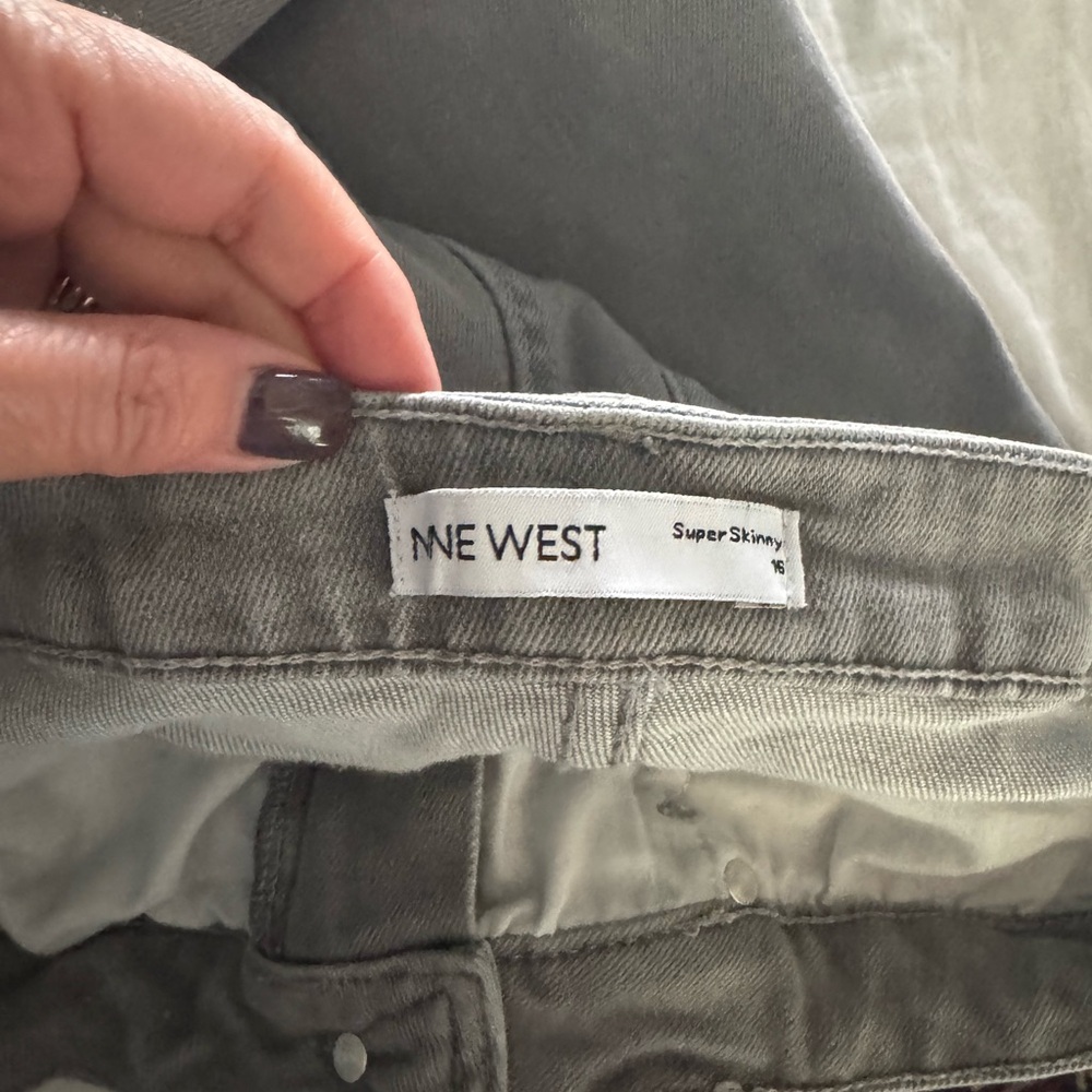 Nine West Gray Denim Jeans